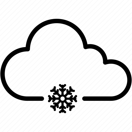 Cloud, snow, weather, forecast, winter icon - Download on Iconfinder