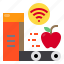 apple, delivery, technology, wifi 