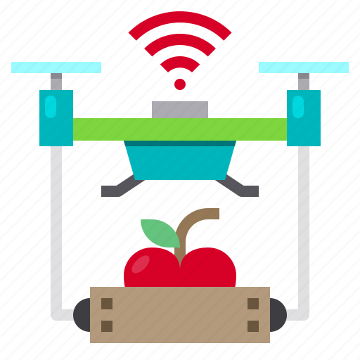 Apple, delivery, drone, technology, wifi icon - Download on Iconfinder