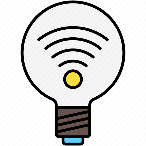 Bulb, light, electric, wireless icon - Download on Iconfinder