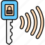 smart, key, lock, security 
