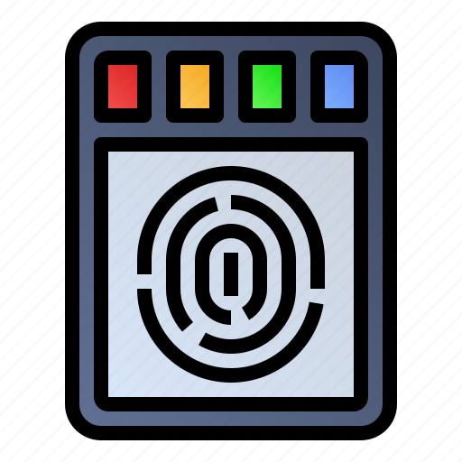 Fingerprint, scanner, sensor, technology icon - Download on Iconfinder
