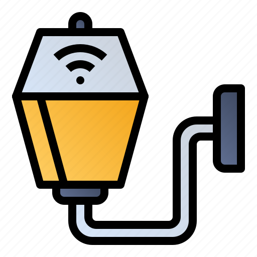 Illuminated light, smarthome, street light, wall lamp icon - Download on Iconfinder
