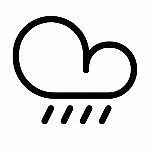 Rain, weather, forecast, cloudy, rainy icon - Download on Iconfinder