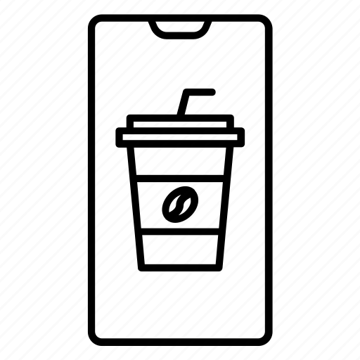 Smartphone, drink, delivery, order, technology icon - Download on Iconfinder