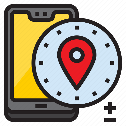 Location, mobile, mobilephone, pin, smartphone icon - Download on Iconfinder