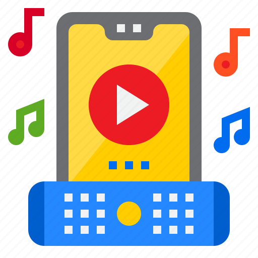 Mobile, mobilephone, music, play, player, smartphone icon - Download on Iconfinder
