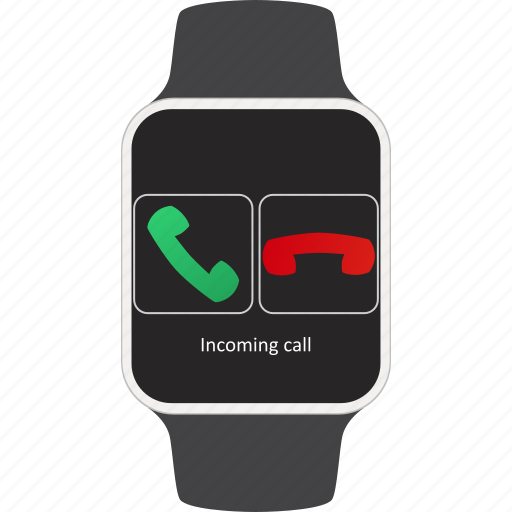 Call, device, incoming, phone, smartwatch, wearable icon - Download on Iconfinder