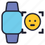 smartwatch, time, gadget, wristwatch, iwatch, device, face, recognition, identification 
