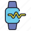 smartwatch, time, gadget, wristwatch, iwatch, device, pulse, cardiology, cardio 