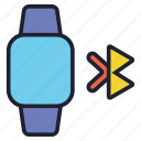 smartwatch, gadget, wristwatch, iwatch, device, watch, bluetooth, connection, wireless