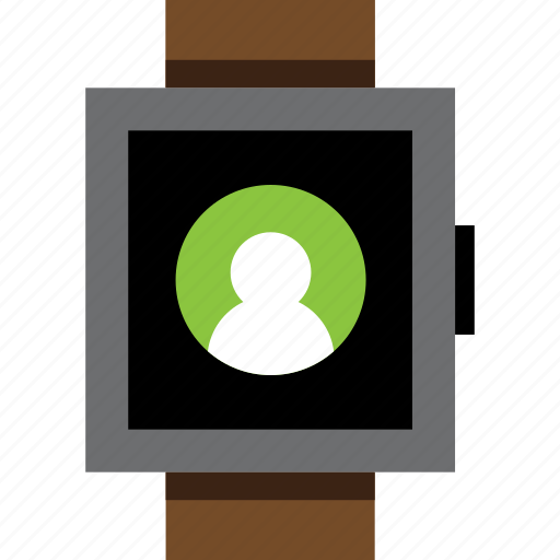 Avatar, contact, smartwatch, user, watch, wrist icon - Download on Iconfinder