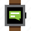 chat, message, smartwatch, text, watch, wrist 