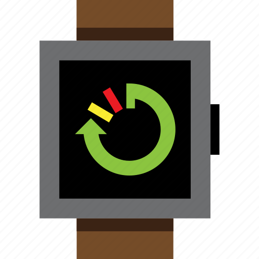 Reset, restart, smartwatch, update, watch, wrist icon - Download on Iconfinder