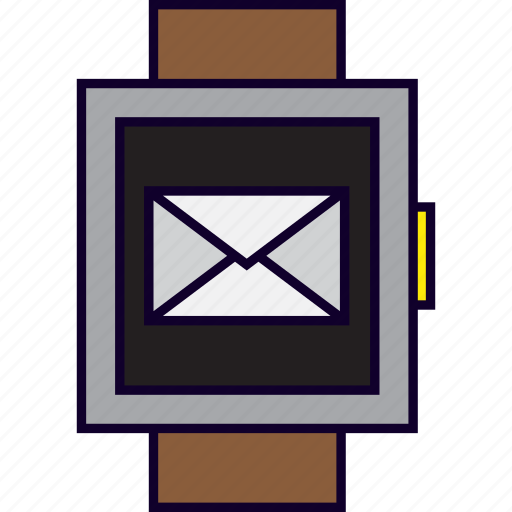 Email, mail, message, smartwatch, watch, wrist icon - Download on Iconfinder
