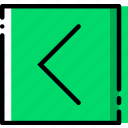 arrow, direction, left, orientation