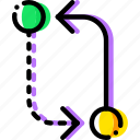 alternative, arrow, circuit, direction, orientation