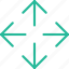 arrow, direction, orientation, reposition 