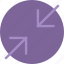 arrow, compress, direction, orientation 