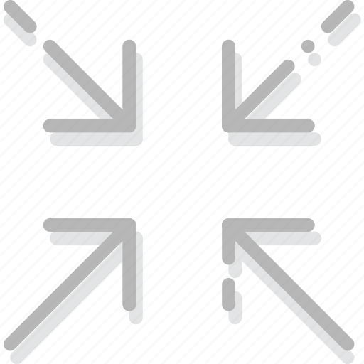 Arrow, direction, minimize, orientation icon - Download on Iconfinder