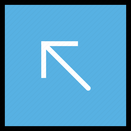 Arrow, diagonal, direction, left, orientation, up icon - Download on Iconfinder