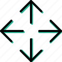 arrow, direction, orientation, reposition