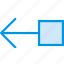 arrow, direction, drag, left, object, orientation 
