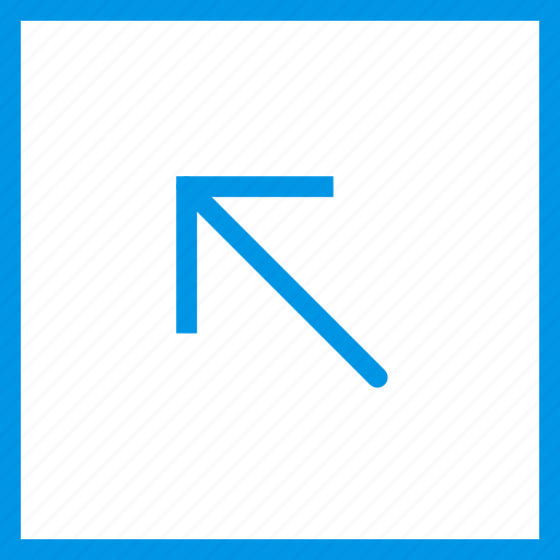 Arrow, diagonal, direction, left, orientation, up icon - Download on Iconfinder