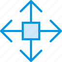 arrow, direction, move, object, orientation