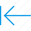 arrow, direction, left, move, orientation, to 
