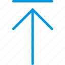 arrow, direction, move, orientation, to, top