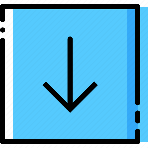 Arrow, direction, down, orientation icon - Download on Iconfinder