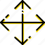arrow, direction, move, orientation 