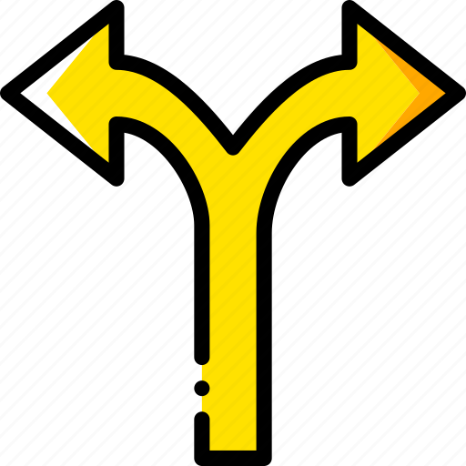 Arrow, arrows, direction, orientation, three icon - Download on Iconfinder