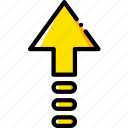arrow, direction, orientation, up