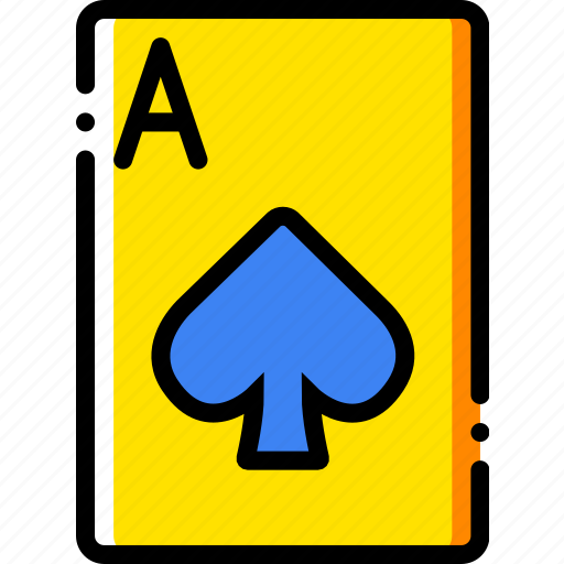 Ace, card, casino, gamble, of, play, spades icon - Download on Iconfinder