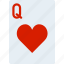 card, casino, gamble, hearts, of, play, queen 