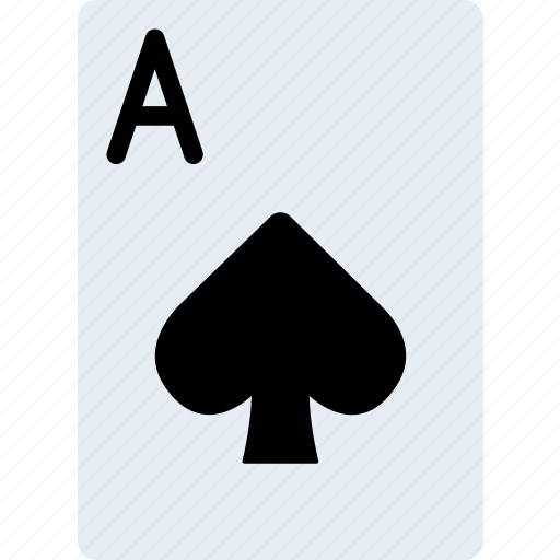 Ace, card, casino, gamble, of, play, spades icon - Download on Iconfinder