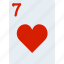 card, casino, gamble, hearts, of, play, seven, 7 