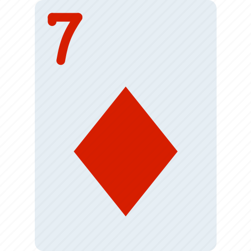 Card, casino, diamonds, gamble, of, play, seven icon - Download on Iconfinder