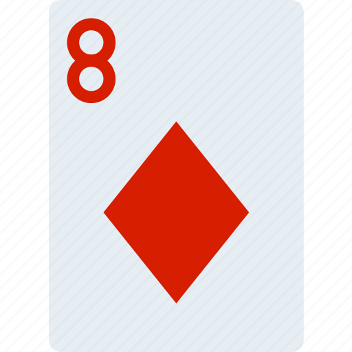 Card, casino, diamonds, eight, gamble, of, play icon - Download on Iconfinder
