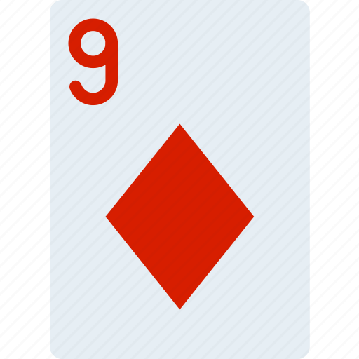 Card, casino, diamonds, gamble, nine, of, play icon - Download on Iconfinder