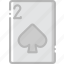 card, casino, gamble, of, play, spades, two 