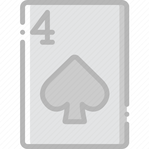 Card, casino, four, gamble, of, play, spades icon - Download on Iconfinder