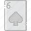 card, casino, gamble, of, play, six, spades 
