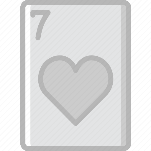 Card, casino, gamble, hearts, of, play, seven icon - Download on Iconfinder