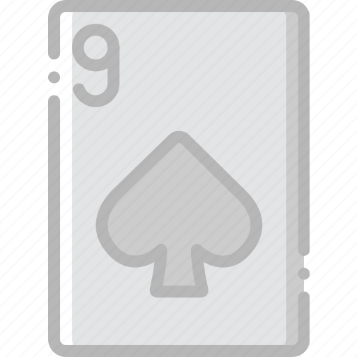 Card, casino, gamble, nine, of, play, spades icon - Download on Iconfinder