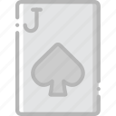 card, casino, gamble, jack, of, play, spades