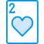 card, casino, gamble, hearts, of, play, two 
