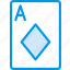 ace, card, casino, diamonds, gamble, of, play 